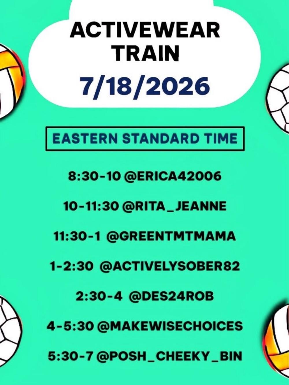 Active Wear Train 🚂 Show!!!